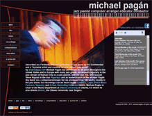 Tablet Screenshot of michaelpaganmusic.com